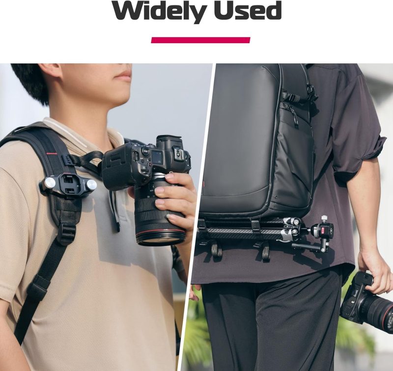 Camera Backpack Professional Bag, Water-Resistant Photography Camera Case Anti Theft Travel for Photographers DSLR Mirrorless Camera Lens Tripod Holder 16" Laptop Black 22L - Image 7